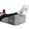 WELL B4 Cuscino per gambe - alzagambe per vene varicose - poggiagambe lavabile e trapirante, ergonomico per schiena e ginocchia, riattiva la circolazione, sollievo per gambe pesanti, cuscino flebologico letto
