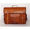 Fatto a mano Borsa messenger da uomo in pelle marrone tracolla 15" all'interno grande bors...