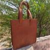 Fatto a mano Borsa a tracolla da donna 14x14 in pelle borsa per la spesa borsa a tracolla ...