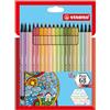 STABILO Pen 68 - Pennarello Premium - Astuccio da 18 - Soft Colors - Colori Assortiti
