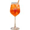 Generisch Aperol Spritz Vetro Personalizzato Con Nome | Bicchiere da Vino Con Incisione | Regali di Compleanno