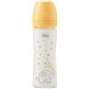 Chicco Perfect Easy Biberon Anti-Colica in Vetro 240ml Colore Giallo, 1 Pezzo