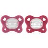 Chicco Physioforma - Dual Soft Succhietto Gommotto 16-36M Rosa, 2 pezzi