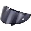 Generico Visiera per casco Suomy Stellar 1 Speedstar 1 Track-1 TX-Pro (Nero)