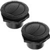 VOANZO 2Pcs 60mm Rotonda Presa d'Aria AC Presa d'Aria Cruscotto Placca Manopola per Camper Autobus Barca Yacht Caravan