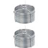 Alberts GAH-Alberts 530471 530044 - Bobina metallica zincata, diametro filo 1,2 mm, lunghezza 50 m, set da 2 pezzi