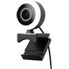Mobility Lab - ML301310 - Webcam cablata USB - Full HD, nessuna vite universale incorporata, microfono incorporato, anello LED regolabile, plug and play - Compatibilità macOS e Windows