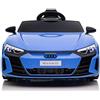 Mondial Toys Audi RS e-tron GT Macchina Elettrica Per Bambini 12V con Sedile in Pelle Tappetino Omaggio | Auto Elettrica per Bambini Full Optional (Blu)