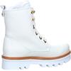 Panama Jack Mooly, Combat Boot Donna, Bianco, 40 EU