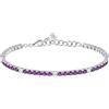 Morellato Bracciale Donna in Argento 925‰ riciclato, Tennis, Collezione TESORI, Regalo Donna