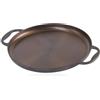 Mahlzeit Padella per paella lucida Mahlzeit 35 cm | padella in ghisa con due manici | padella per grill, grill a gas, padella per paella da forno