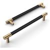 Amerdeco 10 pezzi Maniglie per Mobili da Cucina Distanza fori 192mm Oro nero Maniglie cucina armadietti in acciaio Lega di zincoper mobili da cucina per mobili…