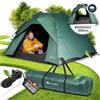 Vulnora Tenda pop-up per 4 persone, impermeabile, colonna d'acqua 5000 mm, per 1-4 persone, montaggio e smontaggio in pochi secondi, tenda da spiaggia con protezione UV, opaca, altezza 1,70 m