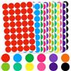 Gicare Bollini Adesivi Colorati 12 Colori 20mm Etichette Adesive Colorate Rotonde, 1440 Pezzi Stickers Rotondi Colorati a Punti Etichette per Scuola Calendario Ufficio-36 Fogli