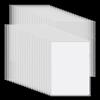 URbantin Cartelline Trasparenti A4-40 Pezzi Cartelline Trasparenti | A4 Copertina per Fogli di Protezione - 180 micron - A4 Cut Flush Folder (Trasparente)