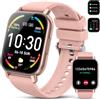 Hoxe Smartwatch Uomo Donna,1.85 Orologio Digitale Monitor del SpO2/Sonno, Impermeabile IP68 Orologi Sportivo,con Effettua o Risposta Chiamate, 24H Cardiofrequenzimetro,Smart Watch per Android iOS