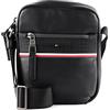 Tommy Hilfiger Borsa Uomo 1985 PU Mini Reporter Piccola, Nero (Black), Taglia Unica