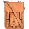 Fatto a mano Borsa in pelle per laptop 1 tasca messenger uomo valigetta borsa vintage trac...