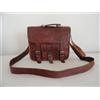 Fatto a mano Borsa pelle vintage messenger S tracolla uomo borsa laptop scuola valigetta n...