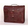 Fatto a mano Borsa in pelle vintage all'interno per laptop Space Messenger marrone vera va...