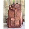 Fatto a mano Zaino vintage in pelle da 20" borsa a tracolla vero messenger per laptop Un r...