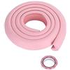 Hztyyier Protezioni angolari in gomma 2M Protezioni per bordi per bambini Protezioni per paraurti per mobili di sicurezza(Rosa) Safety Seats and Accessories