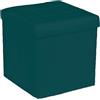 GX GARGIX GARGIX PUFF POUF CONTENITORE QUADRATO ECOPELLE PANCA BAULE TRAPUNTATO (RAP-6)