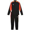 PUMA IndividualLIGA Tracksuit, Abiti lavorati a maglia Uomo, PUMA Black-Heat Fire, S