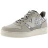 victoria Sneaker Madrid Glitter & Pezzi in Crosta di Pelle & Retro Metallizzato 1258261 per Donna Plata 36