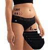Cool Period Slip igienico in cotone ultra assorbente per donne, con protezione leggera contro l'incontinenza e le perdite urinarie, intimo di protezione lavabile per il ciclo mestruale, marchio francese
