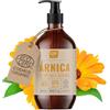QKnatur - Olio Macerato di Arnica Montana Puro al 100% 250ml - BIO - Vegetale - Olio per Massaggi Corpo
