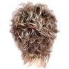 Banziaju Parrucca bionda corta, soffice parrucca bionda sintetica Short short Hair sostituzione parrucche bionda traspirante parrucca corta per donne, oro di cenere, una taglia