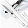 UKLISS Mini piastra lisciante per capelli 2 in 1, senza fili con USB, piastra per capelli portatile USB a 3 temperature, tecnologia agli ioni negativi, ideale per donne e uomini e viaggi