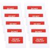 YINETTECH 100pcs Do Not Turn Off Adesivi di Avvertimento Autoadesivi 40x12mm Stick Art Paper Decal per Interruttore Luce Macchina Computer Avviso