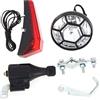 Veesper Set di Luci per Dinamo per Bici Luci per Bicicletta Anteriori E Posteriori Faro Posteriore Luce di Sicurezza A LED Accessori per Mountain Bike da Ciclismo