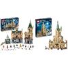 LEGO Harry Potter La Camera dei Segreti di Hogwarts, Set Castello con Sala Grande e Minifigure d'Oro 6389 & 76402 Harry Potter Hogwarts: Ufficio di Silente, Set Modulare Castello Giocattolo