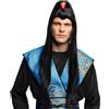 Boland 85063 - Parrucca da samurai per adulti, acconciatura in capelli sintetici per feste a tema o carnevale, accessorio per costumi in maschera