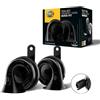 HELLA Tromba - HELLA OE-CONNECT HORN TE26 SET - 12V - 110dB(A) | 400Hz-500Hz - Tono basso/Tono alto - elettrico - ECE - Colore alloggiamento/sede: nero - Quantità: 2 - 3FH 012 010-161
