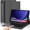 JADEMALL Custodia Tastiera con Trackpad per Samsung Tab S9 Ultra/S10 Ultra 14.6 2023/2024, Italiano QWERTY Tastiera Bluetooth Rimovibile per Samsung Galaxy Tab S9 Ultra con Touchpad, Nero