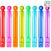 JOYIN 32pcs di mini bolle di sapone, 8 colori di bolle di sapone a forma di cerchio per bambini, riempitivi per sacchetti, premi in classe per ragazzi ragazze, riempitivi per sacchetti per bambini
