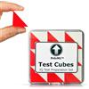 Prfc.NL PrfcNL Cubi di prova (rosso e bianco) - Studio per test di progettazione a blocchi, pratica test di ragionamento spaziale cognitivo, 9 cubi di Kohs, preparazione del test WAIS e Wisc, 1002IQBOX