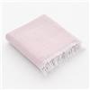 GAMUSI Fouta Pareo - Telo mare leggero, nido d'ape 190 x 180 cm, colore rosa