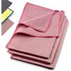 ELEXACLEAN Panno per vetri senza aloni, panno microfibra premium (3 pezzi, 60x40 cm, rosso) lavavetri panno auto per interni ed esterni