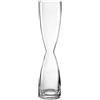 LEONARDO HOME Diabolo 045265 - Vaso Solifleurvaso, in vetro, decorazione fatta a mano, per fiori singoli, opera d'arte armoniosa, altezza 32 cm, trasparente