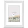 Hama Cornice portafoto in legno Rise, bianco, 30 x 40 cm