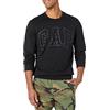 Gap V-LW Db Fleece Felpa con Cappuccio, Nero, Small Uomo