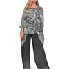 Generic Tute Larghe Donna Jumpsuit Lunga Abiti da Cerimonia Curvy con Pantaloni Tute da Casa in Cashmere Tessuto Tricot Tuta Completi Pantaloni E Casacca Eleganti Estivi Completo Gonna E Giacca Completo