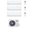 Midea Climatizzatore Trial Split serie Evolution 9+9+9 con M3OG-21HFN8-Q Inverter R 32 Wi-Fi Classe A++ ,