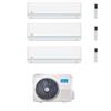 Midea Climatizzatore Trial Split serie EVOLUTION 9+9+12 BTU con M4OE-28HFN8-Q Inverter R-32 Wi-Fi ,