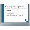 Durable Targa Fuori Porta Click Sign, per Ufficio, grafite, 486137